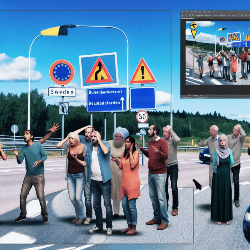 50 drivers ended up in Sweden by mistake