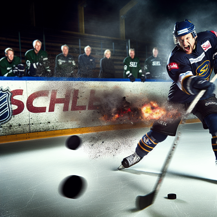 Anton Blomqvist's eruption - broke the training | SHL