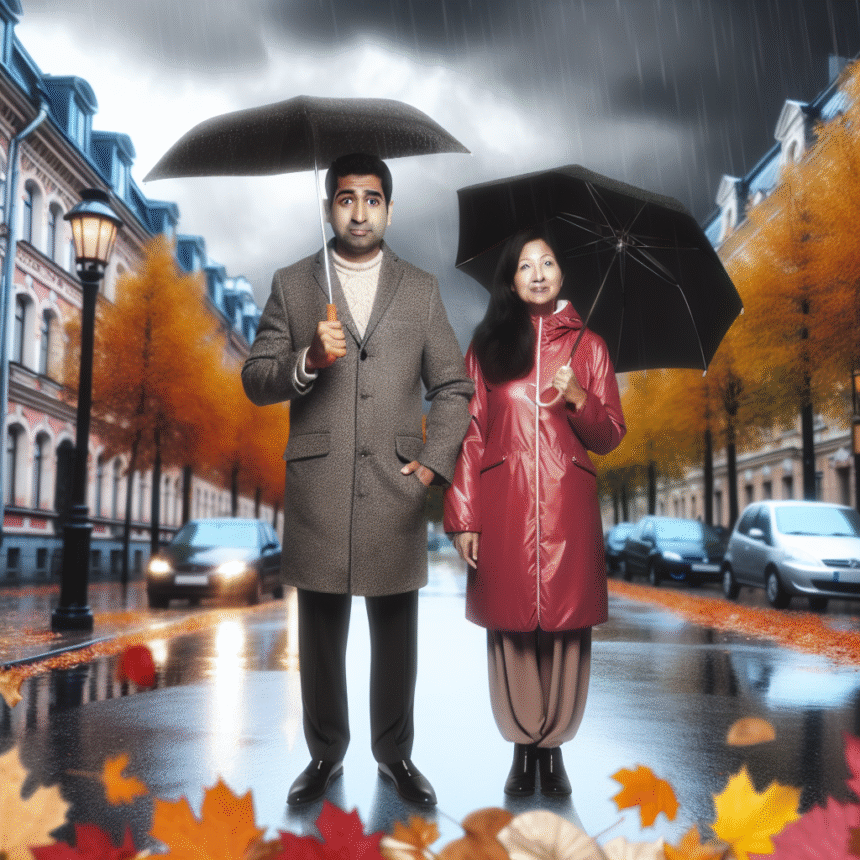 Bad weather during the autumn holiday week