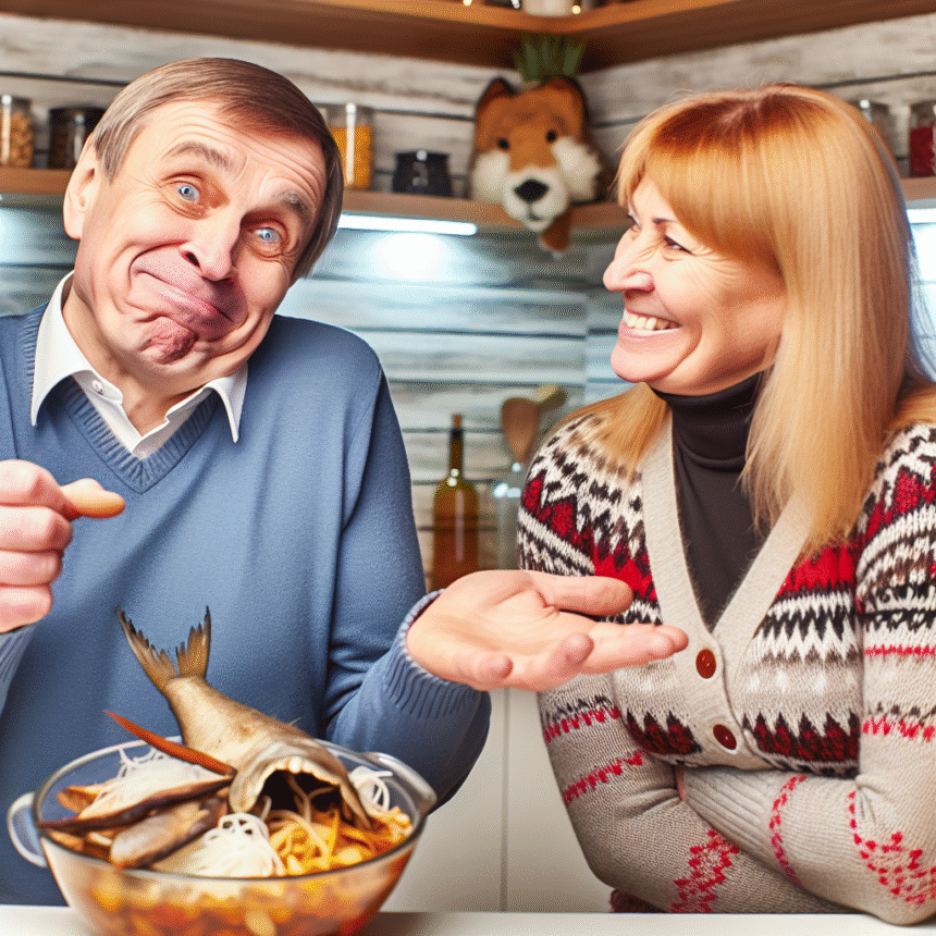 Daniel Nannskog mocks Norwegian food in Carina Bergfeldt
