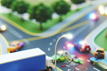 Traffic accident on the E4