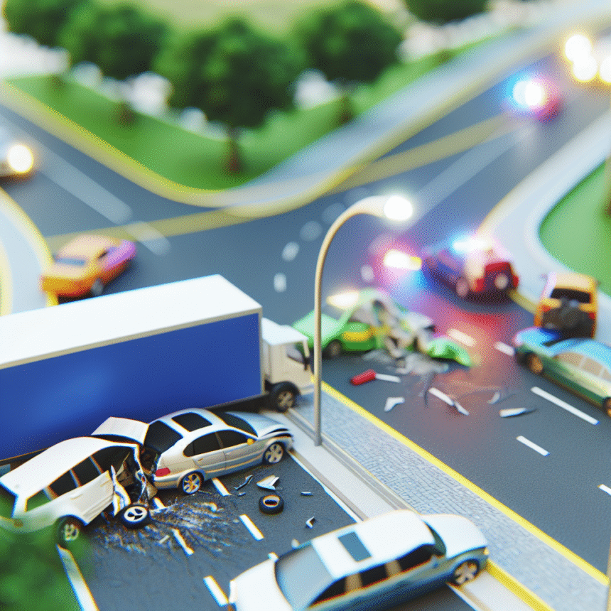 Traffic accident on the E4