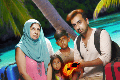 The family's trip got "Really bad"