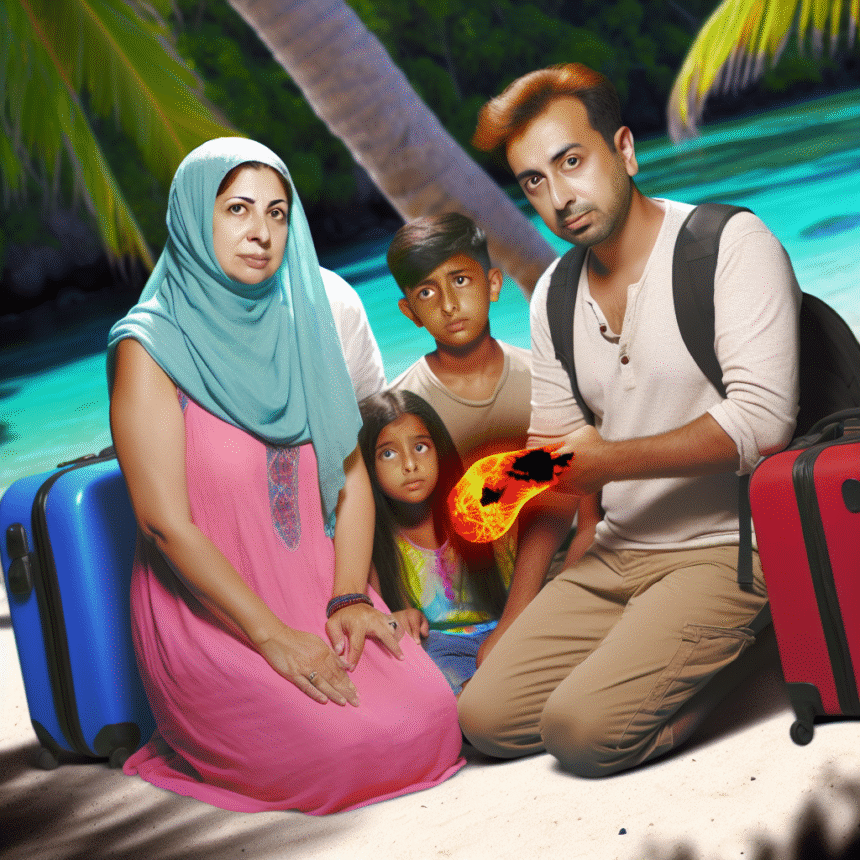 The family's trip got "Really bad"