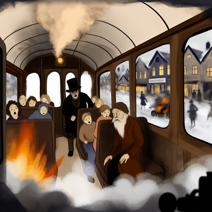 Fire on trains in Mölndal - train host and traveler report each other