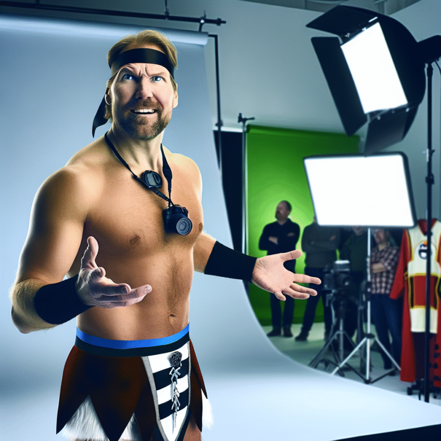 Henrik Lundqvist appeared in a Halloween costume in the studio