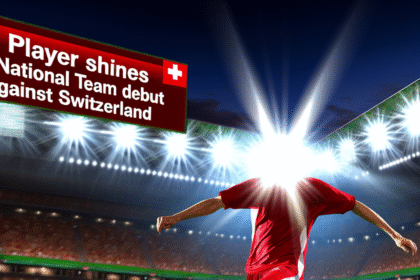 Roony Bardghji is celebrated after the debut in the national team, Sweden-Switzerland
