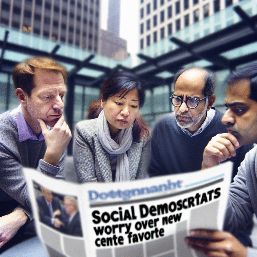Concern in the Social Democrats - for the new Center favourite