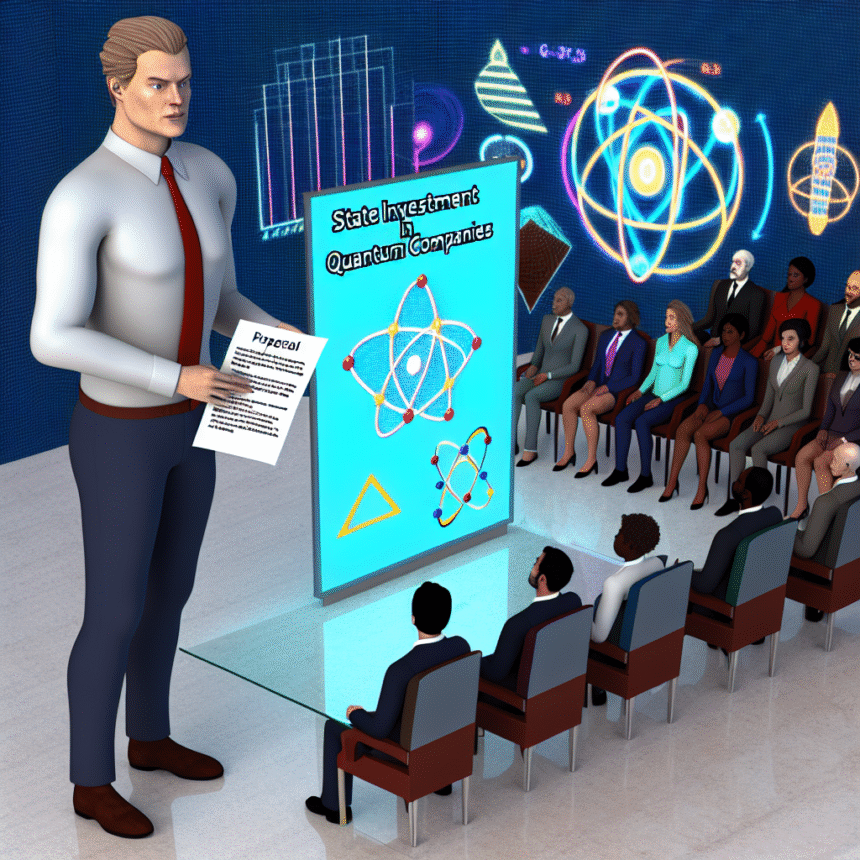Trump wants to let the state buy into quantum companies