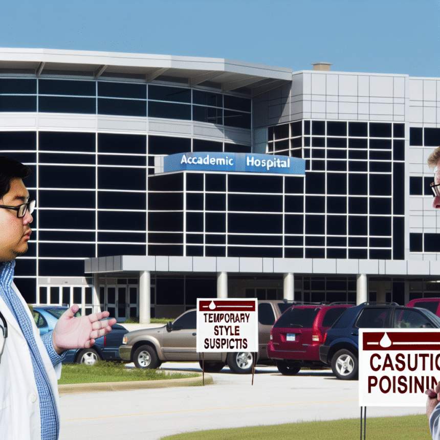 The academic hospital locks the ward after suspected poisonings