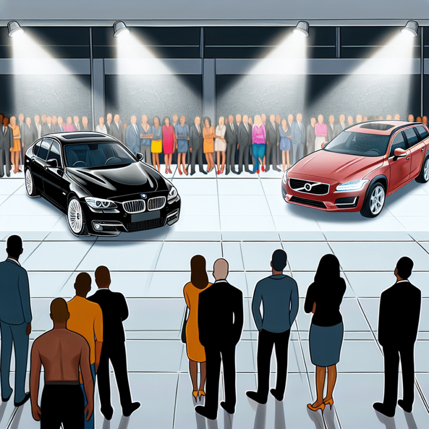 Bmw tops, Volvo at the bottom, narcissism per car brand