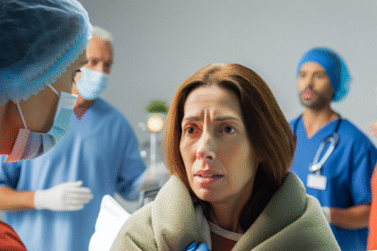 Chilled woman taken to hospital - sunken boat