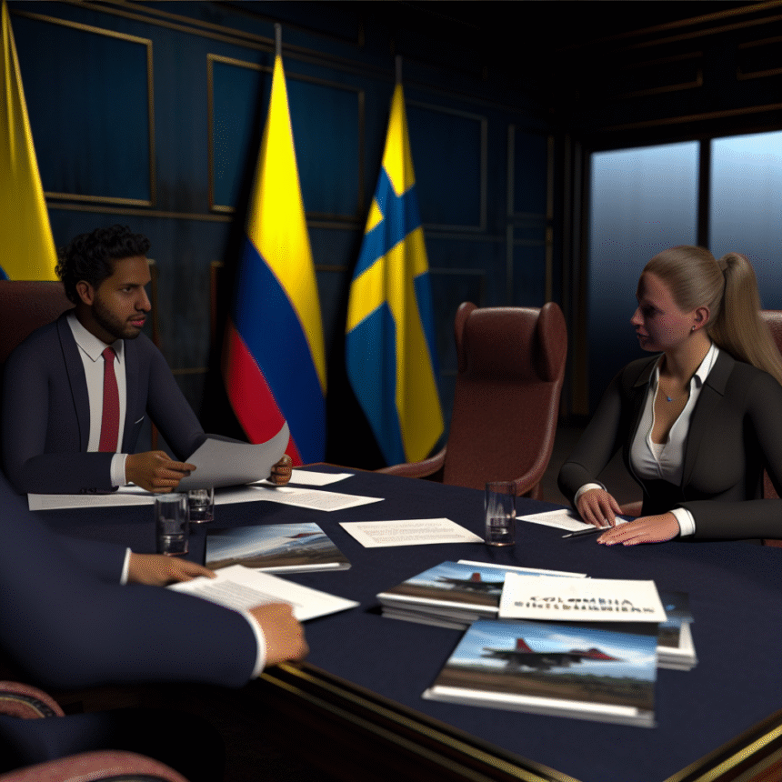 Colombia demands Swedish billions to buy the Jas Gripen