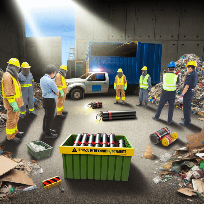 Dynamite found at recycling center in Märsta