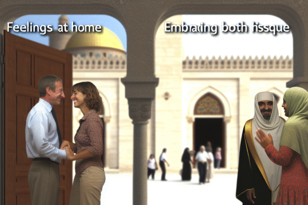 "I feel as at home in the church as in the mosque"