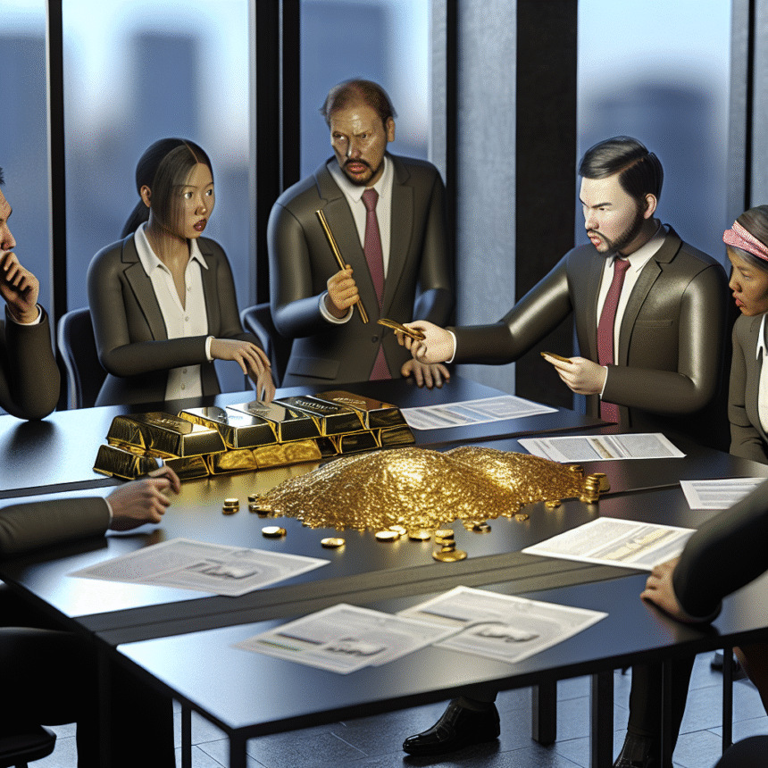 This is how the gold is distributed - after the big dispute for JLC