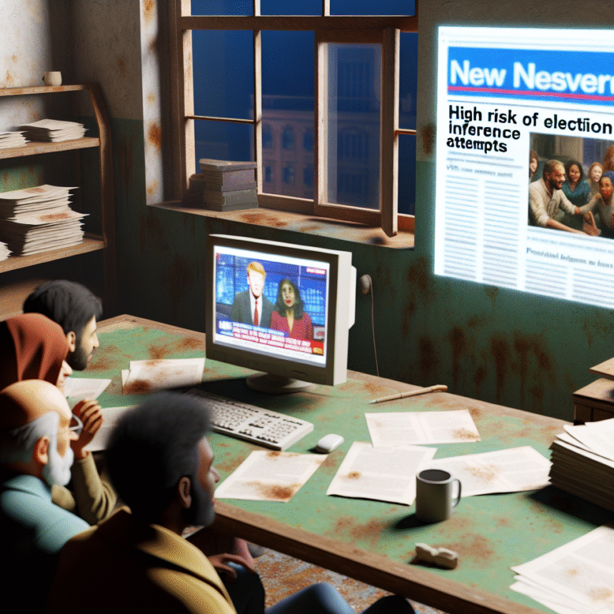 Great risk of attempts to influence elections