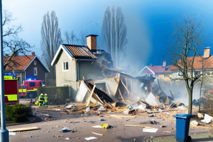 Explosion at a house in Upplands Väsby | Sweden