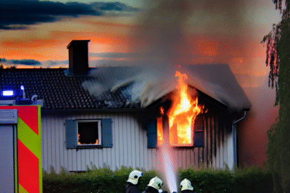 House fire in Gävle