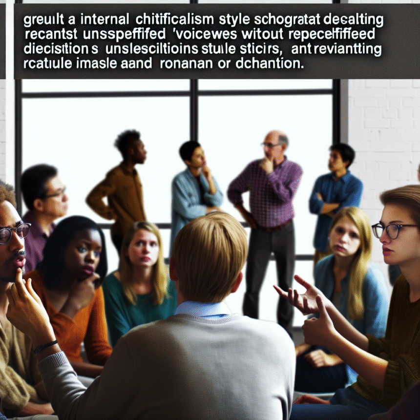 The internal criticism after the L decisions about SD and the school: "Shushed up"