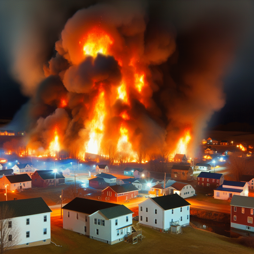 Big fire in Ängelholm
