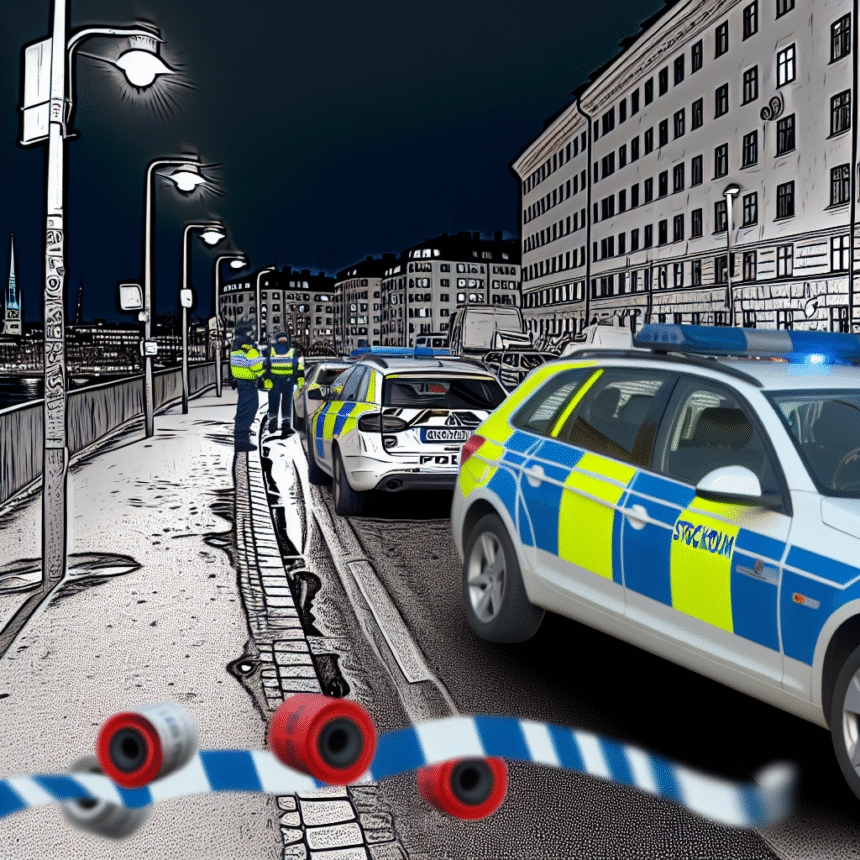 Suspected murder in Stockholm