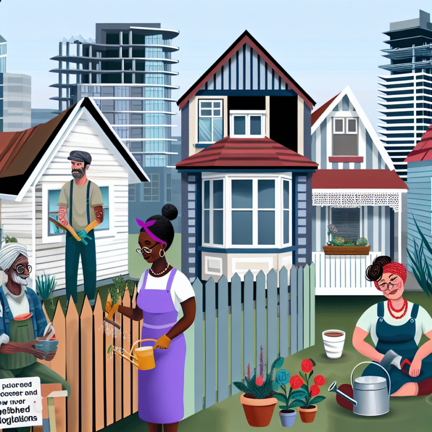 Neighborhood in danger - the risk of new building regulations