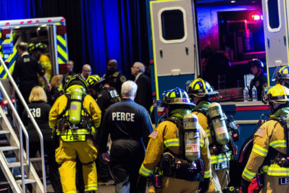 VMA after an alarm about an explosion