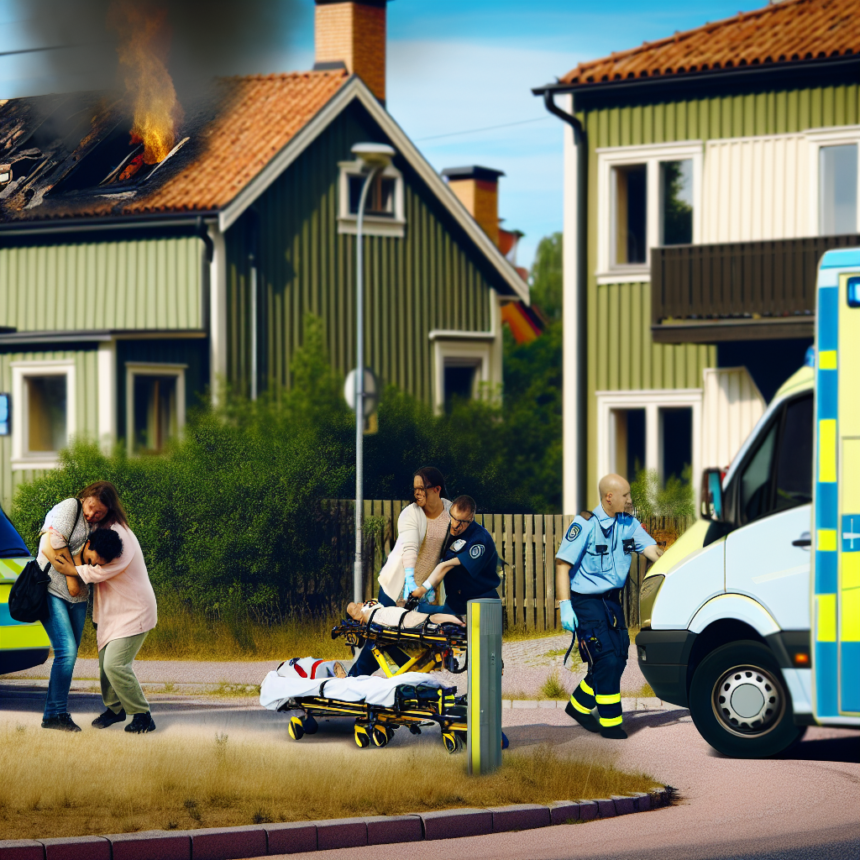 Fire in villa – two helped by ambulance | Sweden