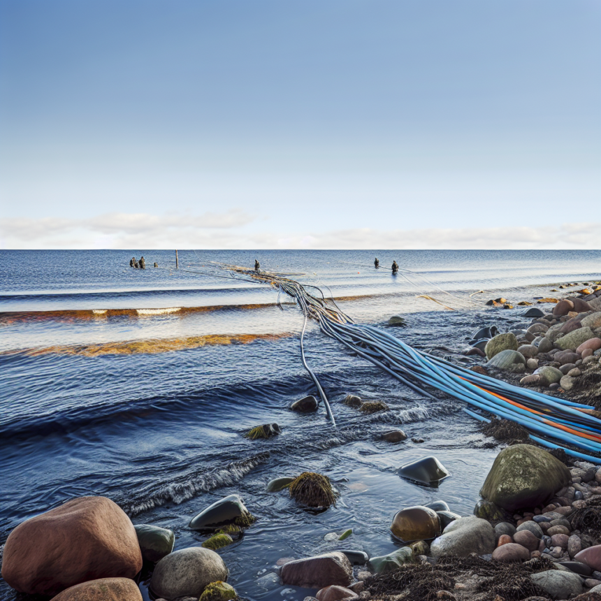 Several cables in the Baltic Sea have suffered interruptions.