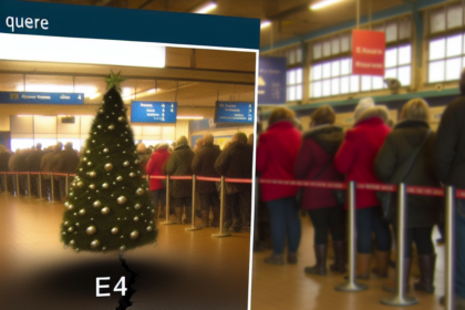 Risk of Christmas queues after large cracks on E4