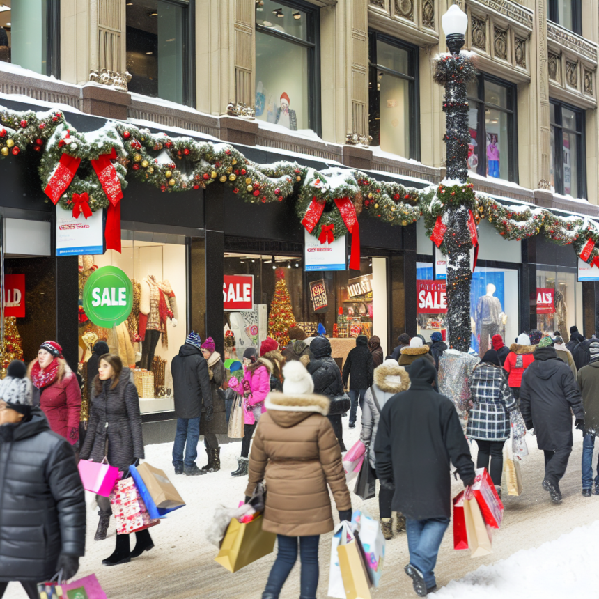 Strengthened Christmas shopping compared to last year