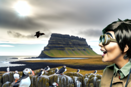 Cosplaying David Attenborough At Grímsey