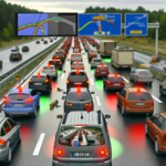 Traffic chaos on the E4