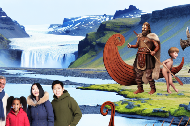 North Iceland with Kids: Viking swords and waterslides, arms out