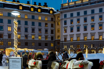 Here, Expressen tests riding a Santa taxi in Stockholm
