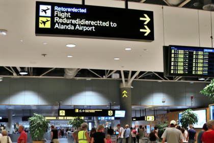 Flight turns towards Arlanda