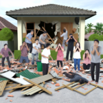 Explosion: "The house shook"