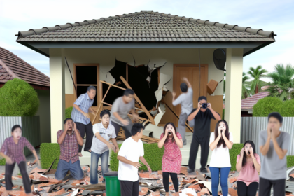 Explosion: "The house shook"