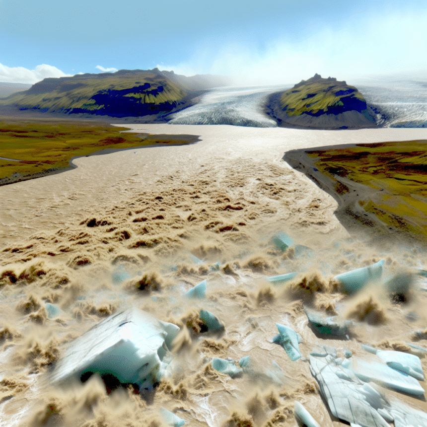 A jökulhlaup from Mýrdalsjökull into the rivers Leirá Syðri and Skálm | News