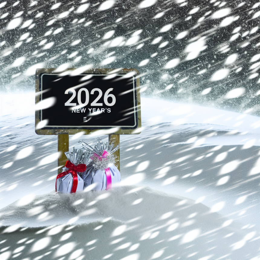This is what the weather will be like on New Year's Eve - snow and wind start 2026
