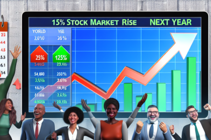 They believe in a stock market lift next year as well - "15 percent"