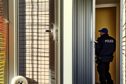 Puppy suspected of being thrown from apartment