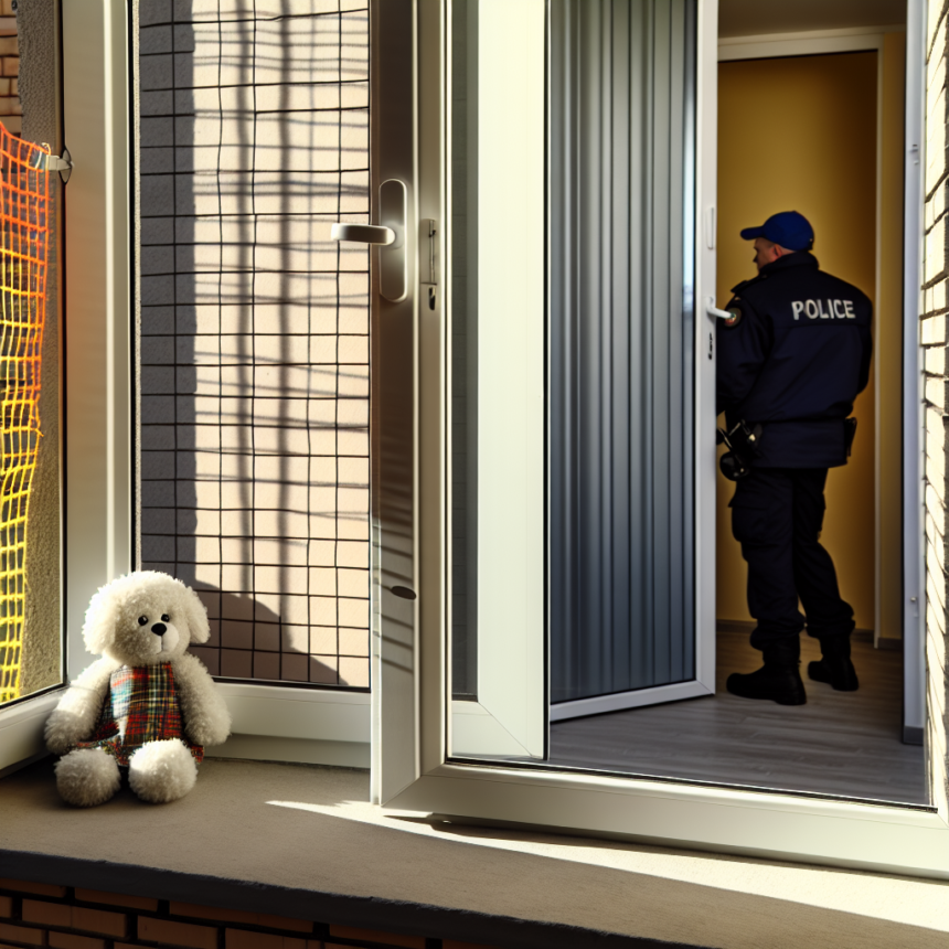 Puppy suspected of being thrown from apartment