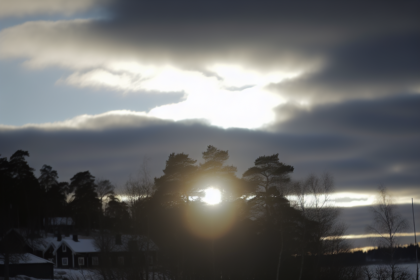 Sun throughout Sweden - on the darkest day of the year