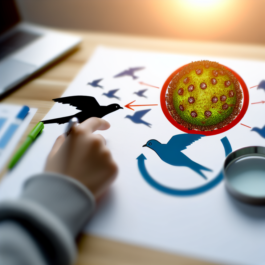 Unusual disease increases - spread from birds