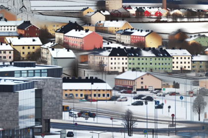 Västerås has gotten rid of half of its days with snow