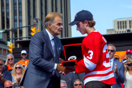 Mats Sundin on site in Toronto and paid tribute to Auston Matthews