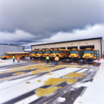 Yellow warning for ice - school buses are cancelled