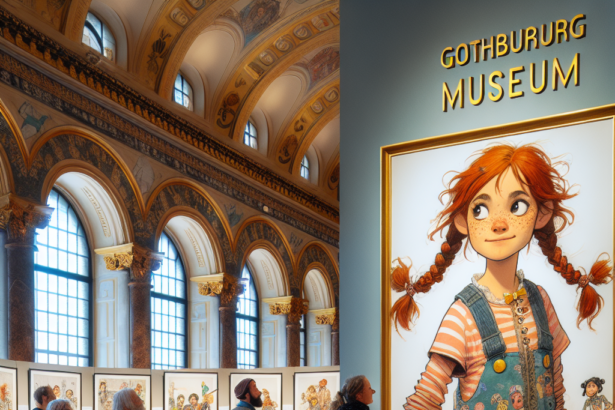 Pippi Longstocking illustrations at the Gothenburg Museum of Art